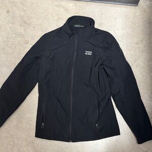 Black Full-Zip Jacket soft shell OR jacket